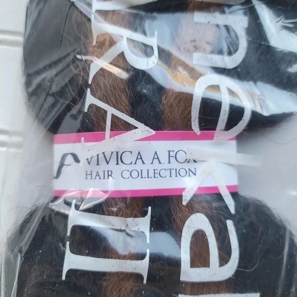 Jumbo Kaneka Braid, 100% Kanekalon color 1B black Vivica Fox Collection FS 1B 30 - Picture 14 of 15